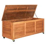 SAFAVIEH Outdoor Miah Cushion Solid Wood Storage Box