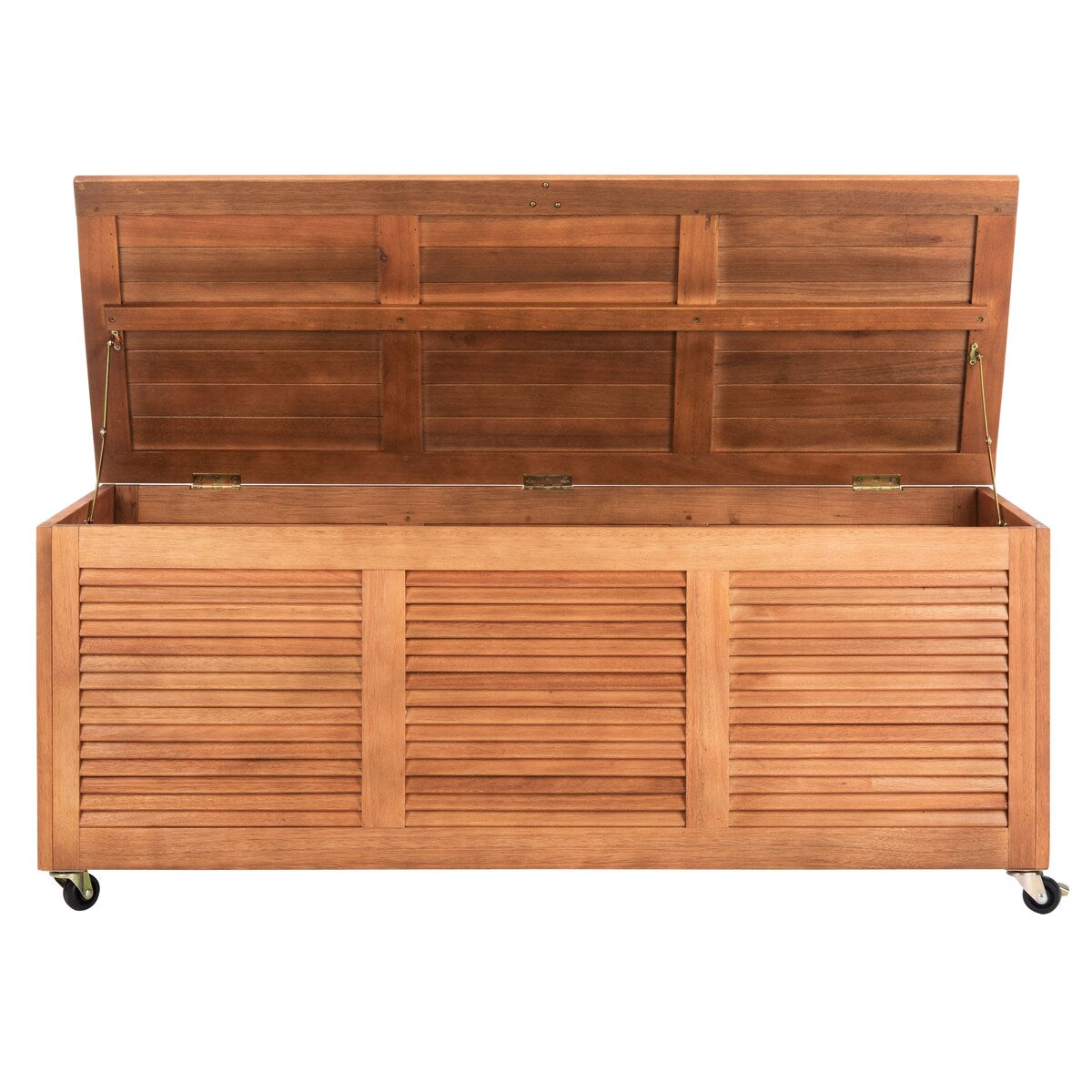 SAFAVIEH Outdoor Miah Cushion Solid Wood Storage Box