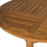 SAFAVIEH Outdoor Minola Round Cocktail Table - 39Wx39Dx14H