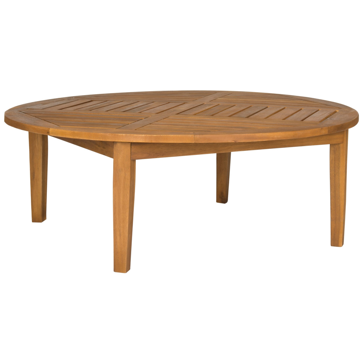 SAFAVIEH Outdoor Minola Round Cocktail Table - 39Wx39Dx14H