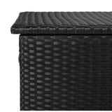 SAFAVIEH Outdoor Myla 53-inch 13 Gallon Black Storage Box - 53" x 20.5" x 25" - 53Wx21Dx25H