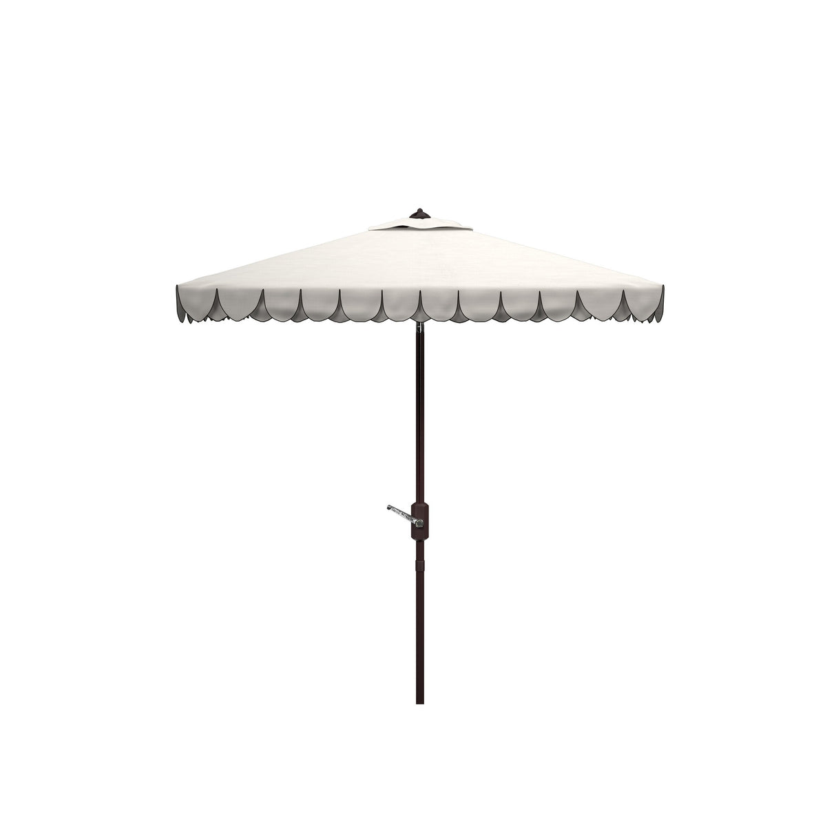 SAFAVIEH Outdoor Naima Valance 7.5 Ft Square Umbrella