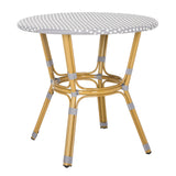 SAFAVIEH Outdoor Reanna Rattan Bistro Table (Fully Assembled) - 32Wx32Dx30H