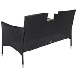 SAFAVIEH Outdoor Rielle Wicker Loveseat - 52W x 33D x 25H