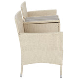 SAFAVIEH Outdoor Rielle Wicker Loveseat - 52W x 33D x 25H