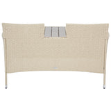 SAFAVIEH Outdoor Rielle Wicker Loveseat - 52W x 33D x 25H