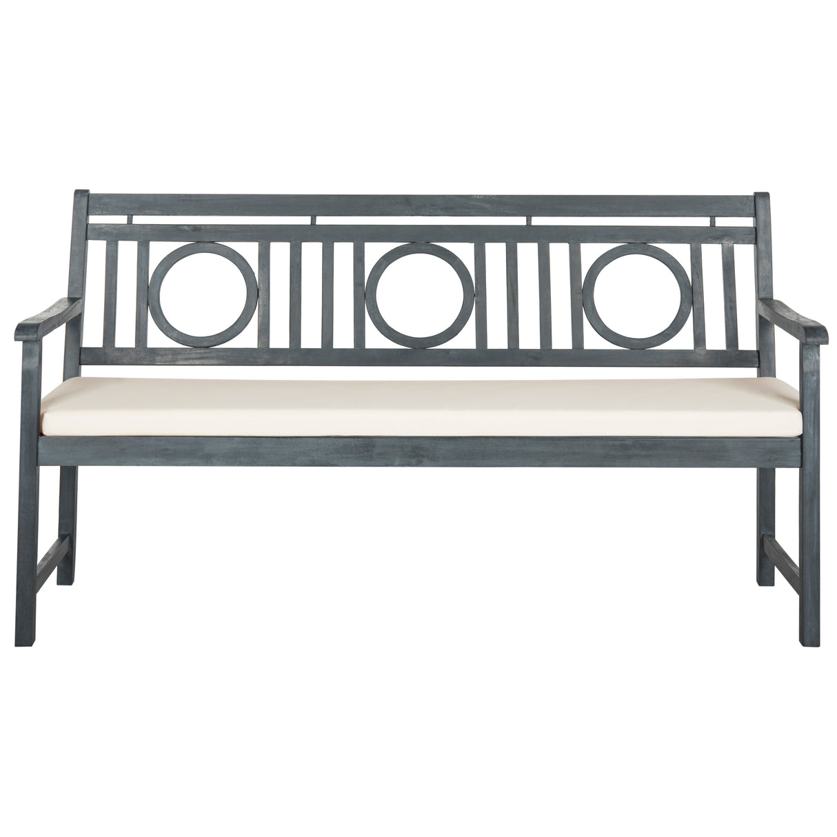 SAFAVIEH Outdoor Rozalinda Bench - 23Wx61Dx35H