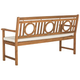 SAFAVIEH Outdoor Rozalinda Bench - 23Wx61Dx35H