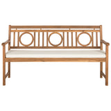 SAFAVIEH Outdoor Rozalinda Bench - 23Wx61Dx35H