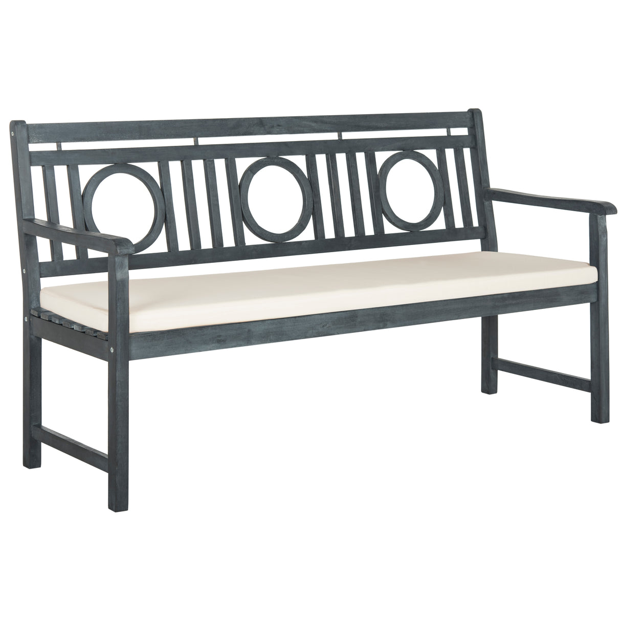 SAFAVIEH Outdoor Rozalinda Bench - 23Wx61Dx35H