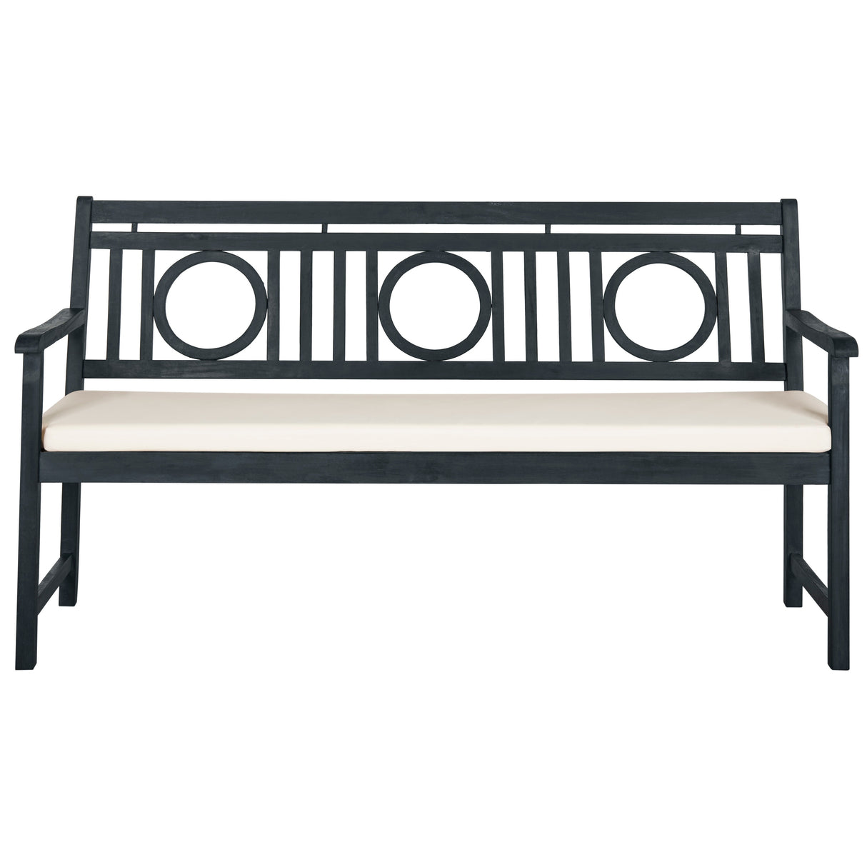 SAFAVIEH Outdoor Rozalinda Bench - 23Wx61Dx35H