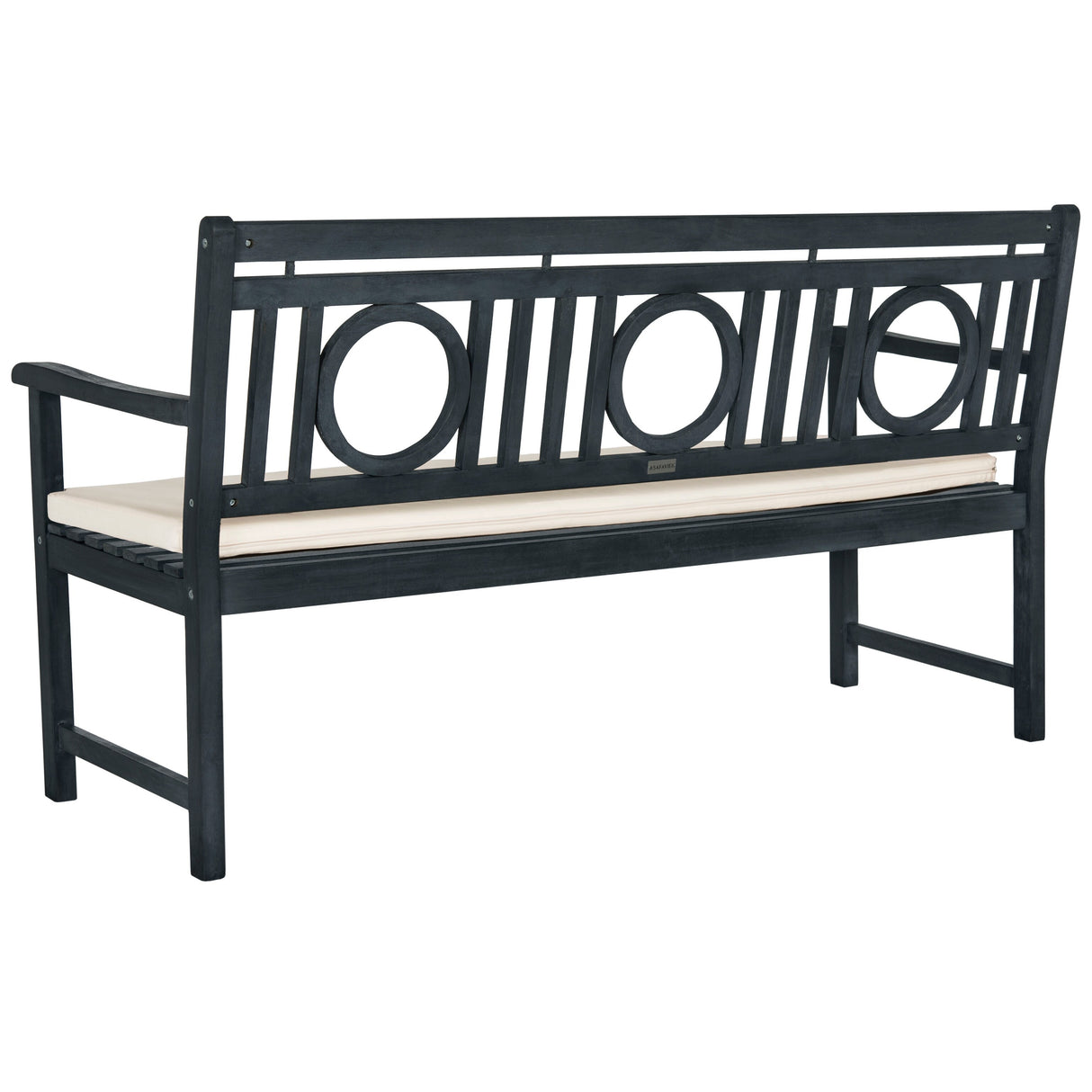 SAFAVIEH Outdoor Rozalinda Bench - 23Wx61Dx35H