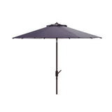 SAFAVIEH Outdoor Serin 11-Foot Round Crank Umbrella