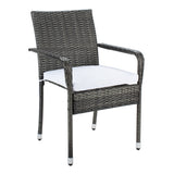 SAFAVIEH Outdoor Sheva 3-Piece Bistro Set - 24Wx24Dx33H