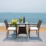 SAFAVIEH Outdoor Sheva 3-Piece Bistro Set - 24Wx24Dx33H