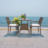 SAFAVIEH Outdoor Sheva 3-Piece Bistro Set - 24Wx24Dx33H