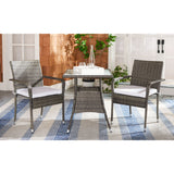 SAFAVIEH Outdoor Sheva 3-Piece Bistro Set - 24Wx24Dx33H