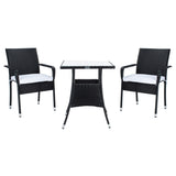 SAFAVIEH Outdoor Sheva 3-Piece Bistro Set - 24Wx24Dx33H