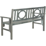 SAFAVIEH Outdoor Shprinza Acacia Wood Folding Bench - 48Wx24Dx35H