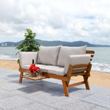 SAFAVIEH Outdoor Shreya Outdoor Daybed - 74W x 30D x 29H