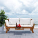 SAFAVIEH Outdoor Shreya Outdoor Daybed - 74W x 30D x 29H