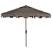 SAFAVIEH Outdoor Shuri 11Ft Round Market Umbrella