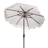 SAFAVIEH Outdoor Shuri 11Ft Round Market Umbrella