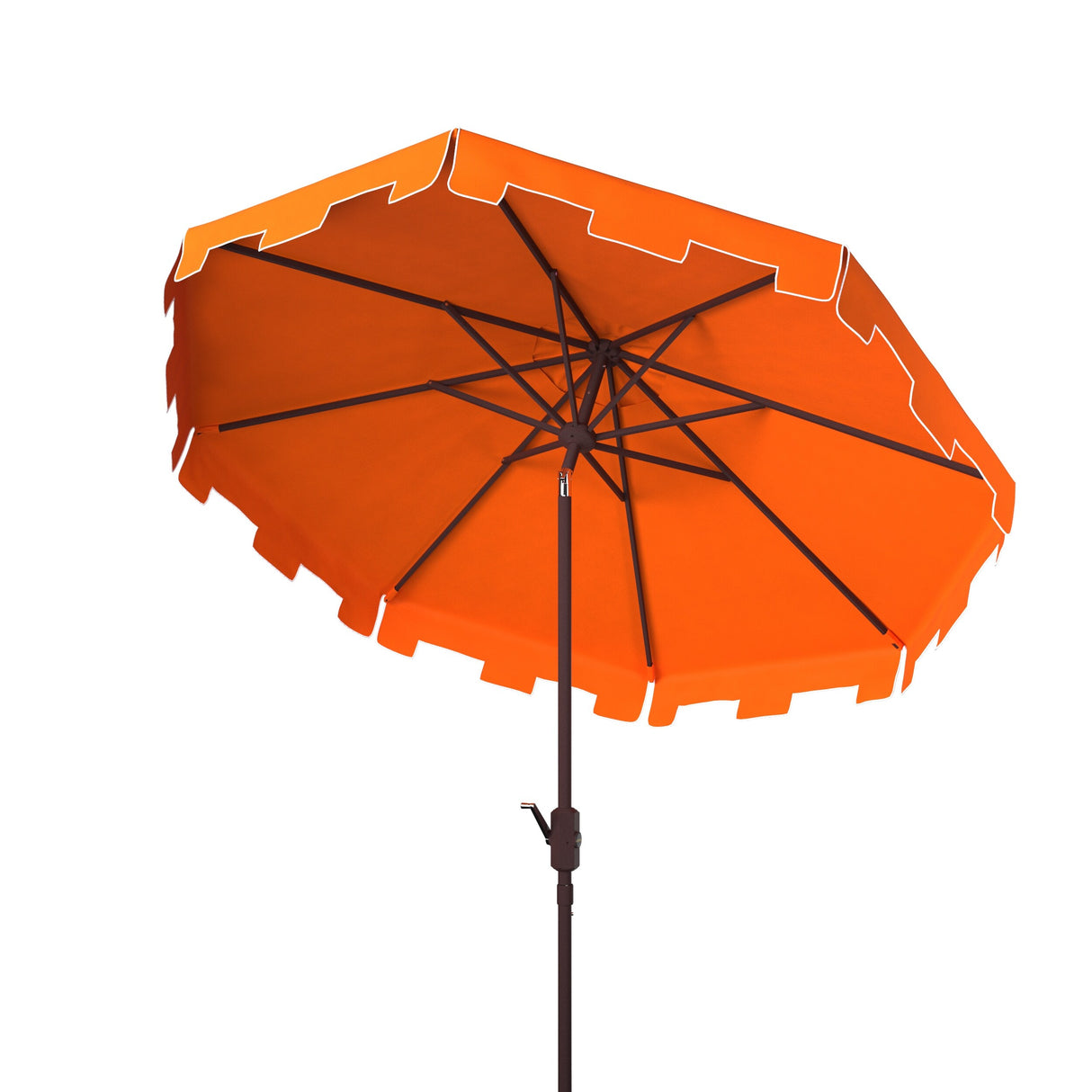 SAFAVIEH Outdoor Shuri 11Ft Round Market Umbrella