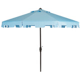 SAFAVIEH Outdoor Shuri 11Ft Round Market Umbrella