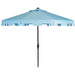 SAFAVIEH Outdoor Shuri 11Ft Round Market Umbrella