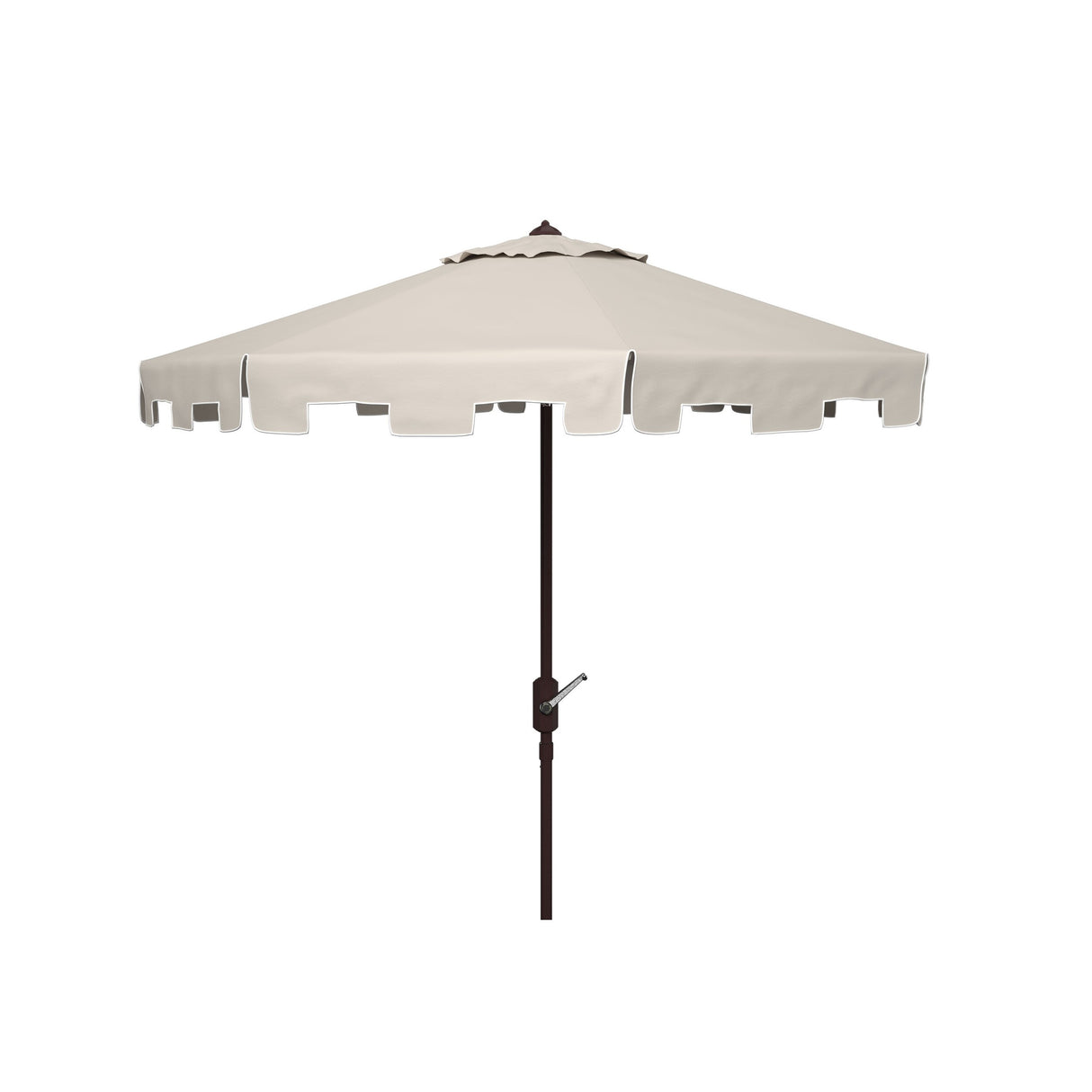 SAFAVIEH Outdoor Shuri 11Ft Round Market Umbrella