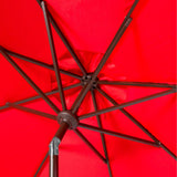 SAFAVIEH Outdoor Shuri 11Ft Round Market Umbrella