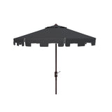 SAFAVIEH Outdoor Shuri 11Ft Round Market Umbrella