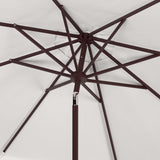 SAFAVIEH Outdoor Shuri 11Ft Round Market Umbrella