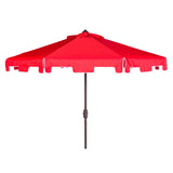 SAFAVIEH Outdoor Shuri 11Ft Round Market Umbrella