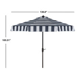 SAFAVIEH Outdoor Sidse Fashion Line 11Ft Round Umbrella