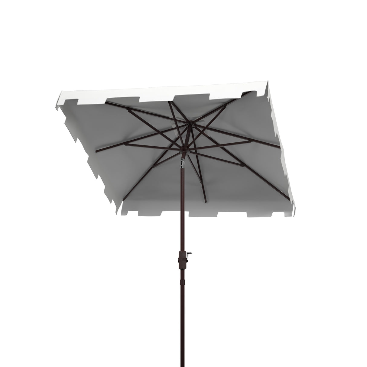 SAFAVIEH Outdoor Siena 7.5 Ft Square Market Umbrella, Base Not Included