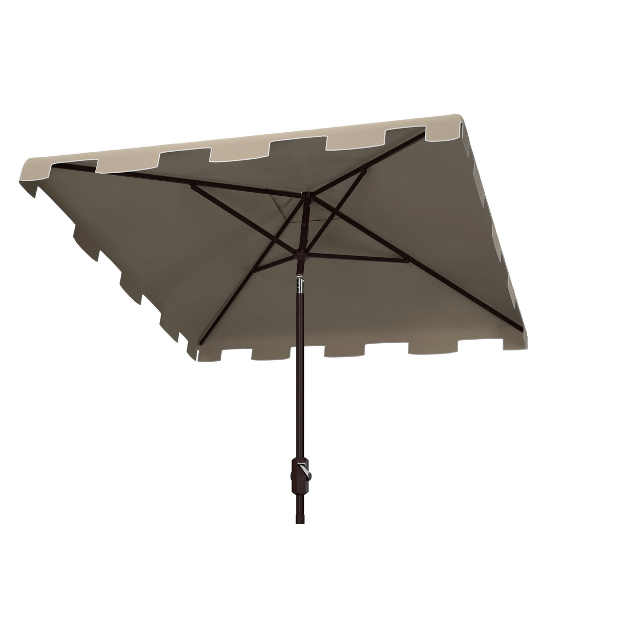 SAFAVIEH Outdoor Siena 7.5 Ft Square Market Umbrella, Base Not Included