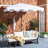 SAFAVIEH Outdoor Siena 7.5 Ft Square Market Umbrella, Base Not Included