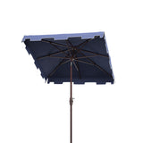 SAFAVIEH Outdoor Siena 7.5 Ft Square Market Umbrella, Base Not Included