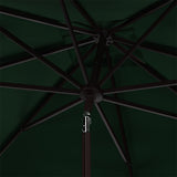 SAFAVIEH Outdoor Siena 7.5 Ft Square Market Umbrella, Base Not Included