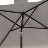 SAFAVIEH Outdoor Siena 7.5 Ft Square Market Umbrella, Base Not Included