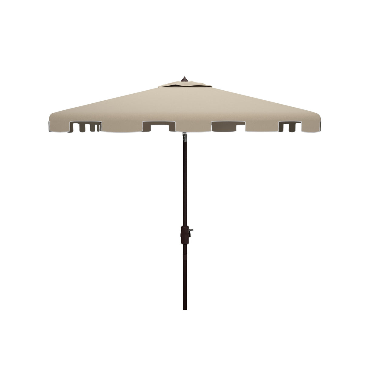 SAFAVIEH Outdoor Siena 7.5 Ft Square Market Umbrella, Base Not Included