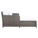 SAFAVIEH Outdoor Taniyah Wicker Daybed with Pillow & Cushions - 53W x 28D x 62H