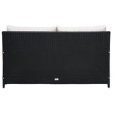 SAFAVIEH Outdoor Taniyah Wicker Daybed with Pillow & Cushions - 53W x 28D x 62H