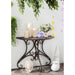 SAFAVIEH Outdoor Tatyanna Annalise Iron Accent Table - 36Wx19Dx29H