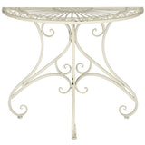 SAFAVIEH Outdoor Tatyanna Annalise Iron Accent Table - 36Wx19Dx29H