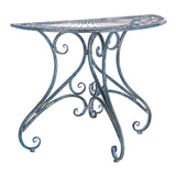 SAFAVIEH Outdoor Tatyanna Annalise Iron Accent Table - 36Wx19Dx29H