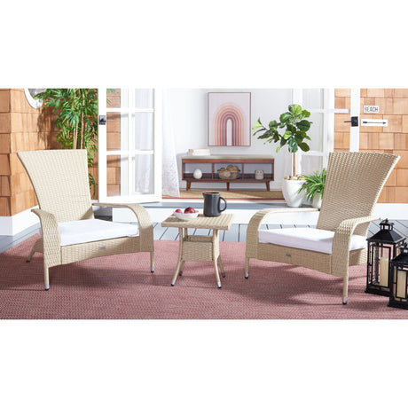 SAFAVIEH Outdoor Urmila 3-Piece Lounge Set - 36Wx34Dx34H