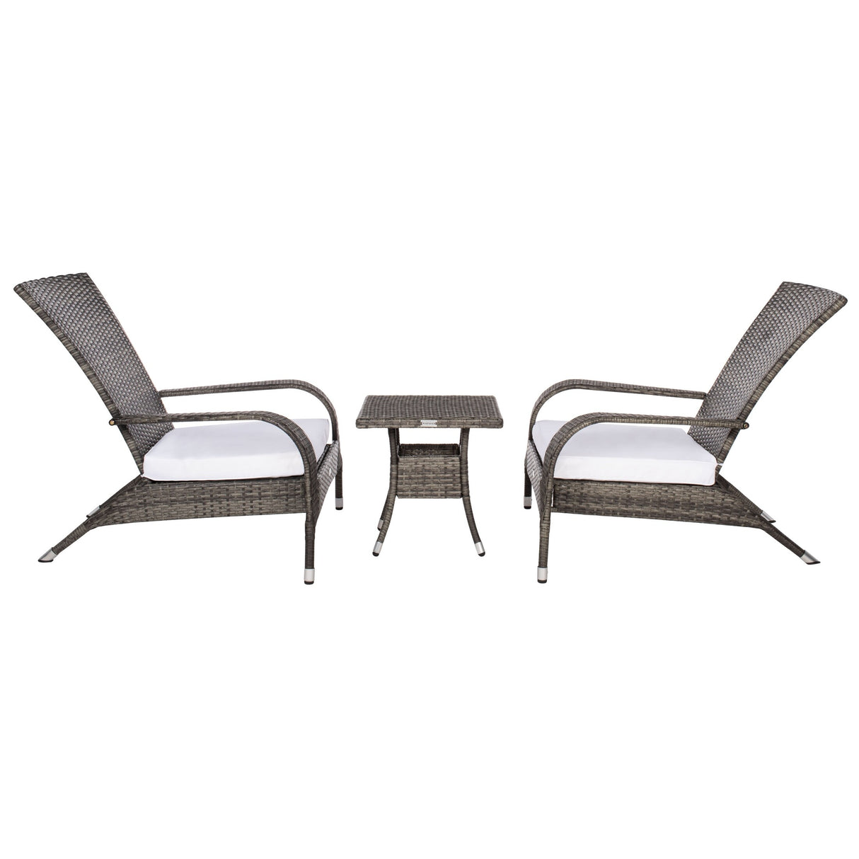 SAFAVIEH Outdoor Urmila 3-Piece Lounge Set - 36Wx34Dx34H